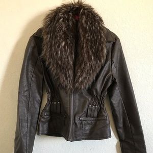 Faux Leather Jacket